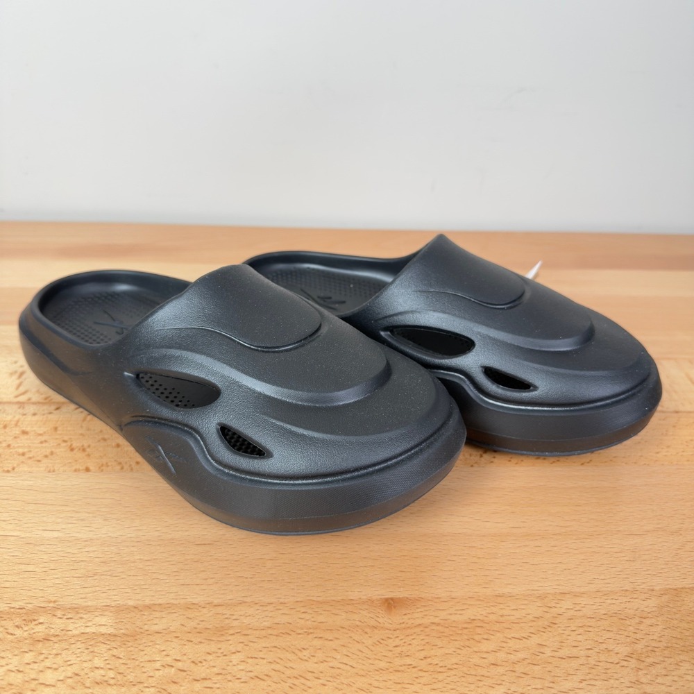 Reebok DMX Recovery Mule Unisex Size M9 W10 Black 100244588 Basketball Slides - Picture 1 of 8
